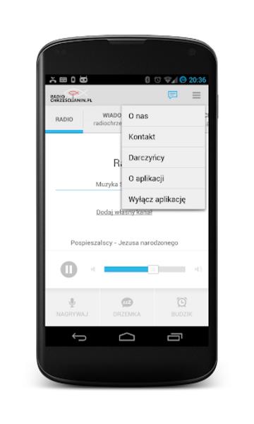 Radio Chrzescijanin Captura de pantalla 1