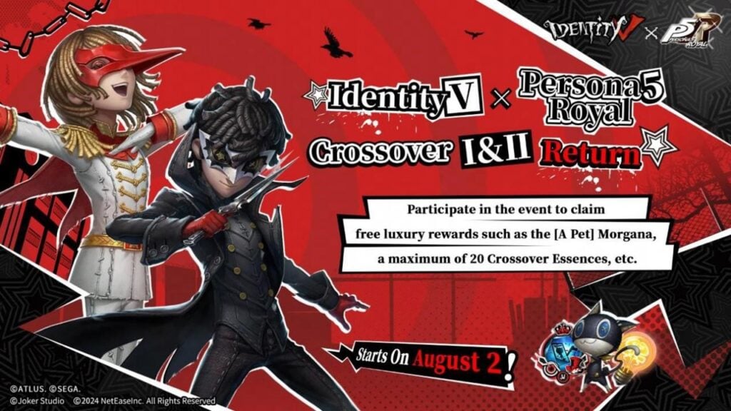 Persona 5 Phantom Thieves keert terug naar Identity V in epische crossover!