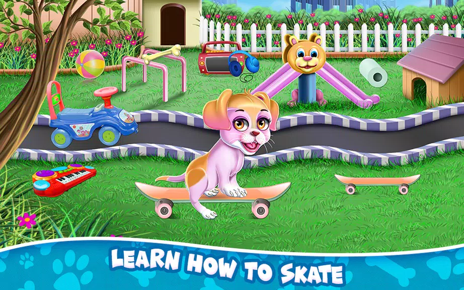 Fluffy Puppy Play and Care Captura de pantalla 3