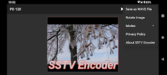 SSTV Encoder Screenshot 1