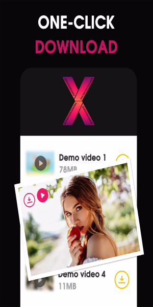 X Sexy Video Downloader App Screenshot