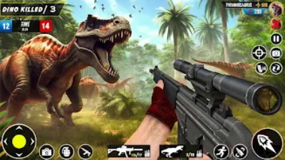 Wild Dinosaur Hunting Games 3D應用截圖第1張