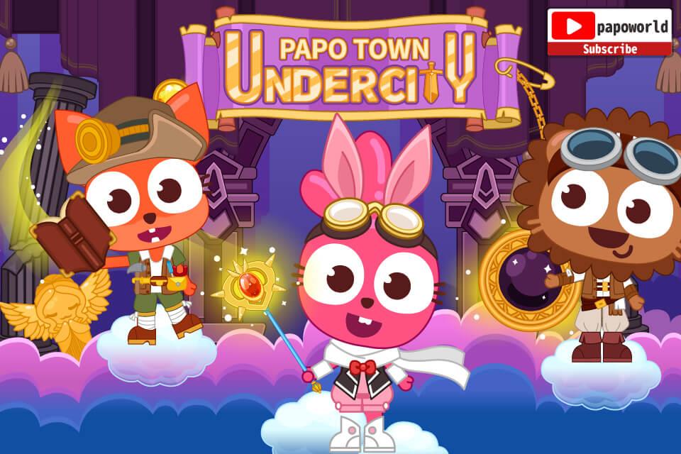 Papo Town: Underground City Ảnh chụp màn hình 1