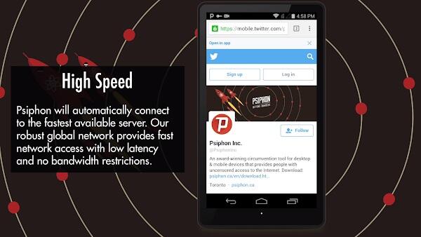 Psiphon Pro Screenshot 3