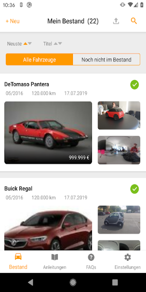 mobile.de Auto-Panorama Screenshot 0