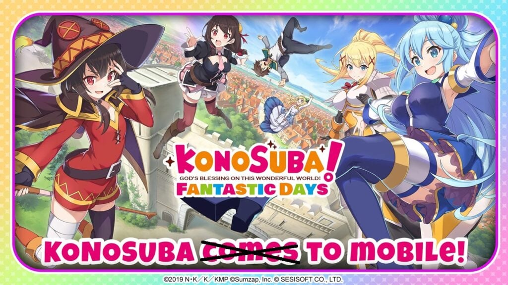 Konosuba: dias fantásticos para terminar, versão offline possível