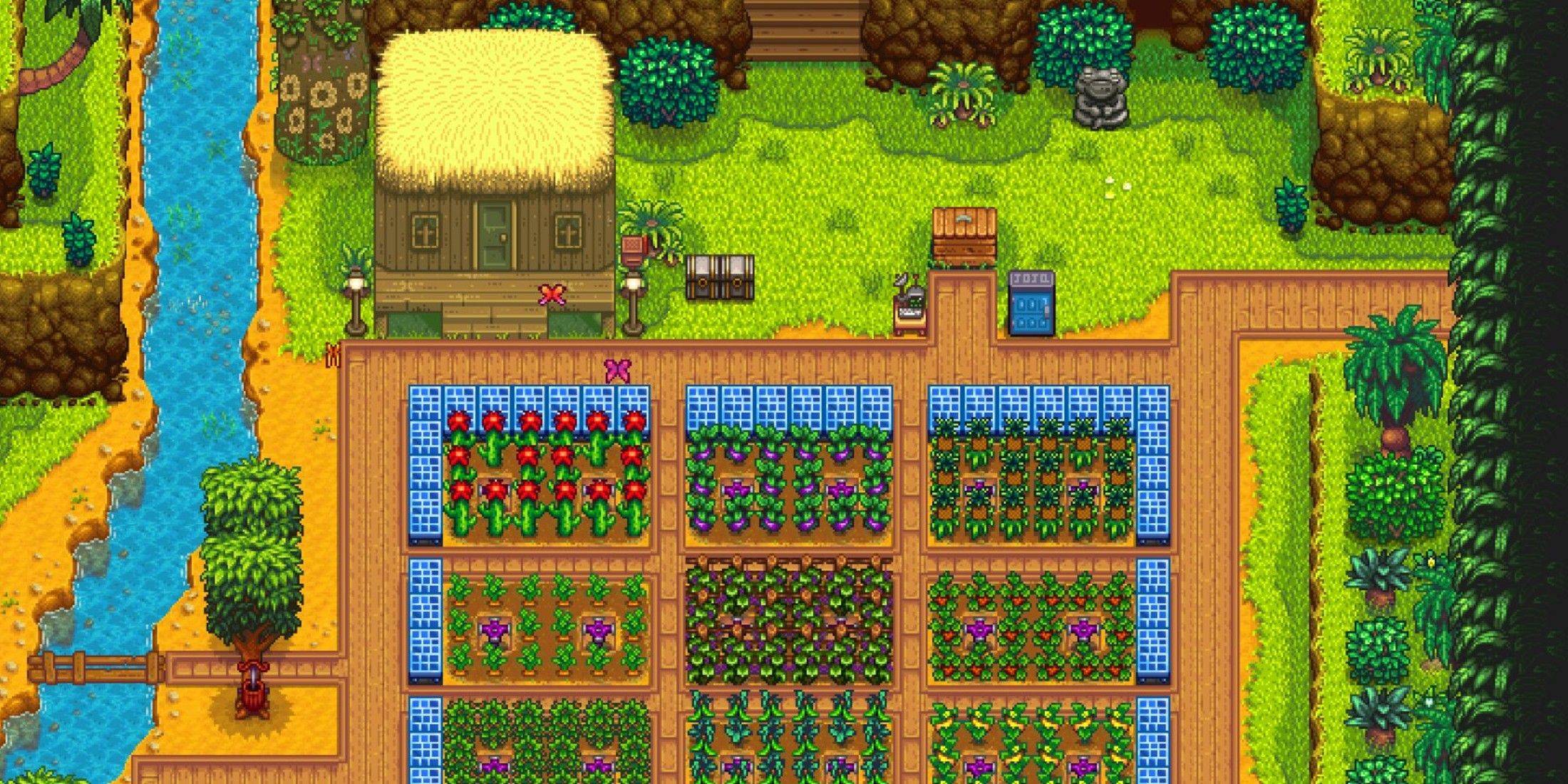 Stardew Valley: La ferme à couper le souffle des joueurs possède une variété de cultures complètes