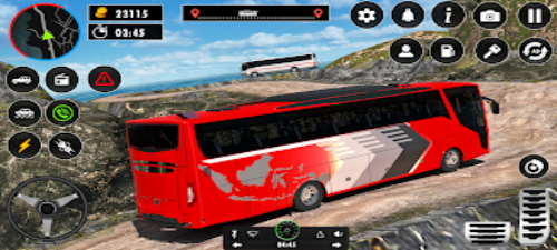 Coach Bus Simulator Offroad 3D Captura de pantalla 1