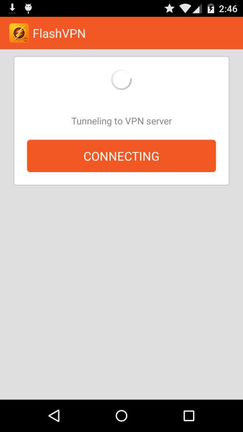 FlashVPN Fast VPN Proxy Screenshot 1