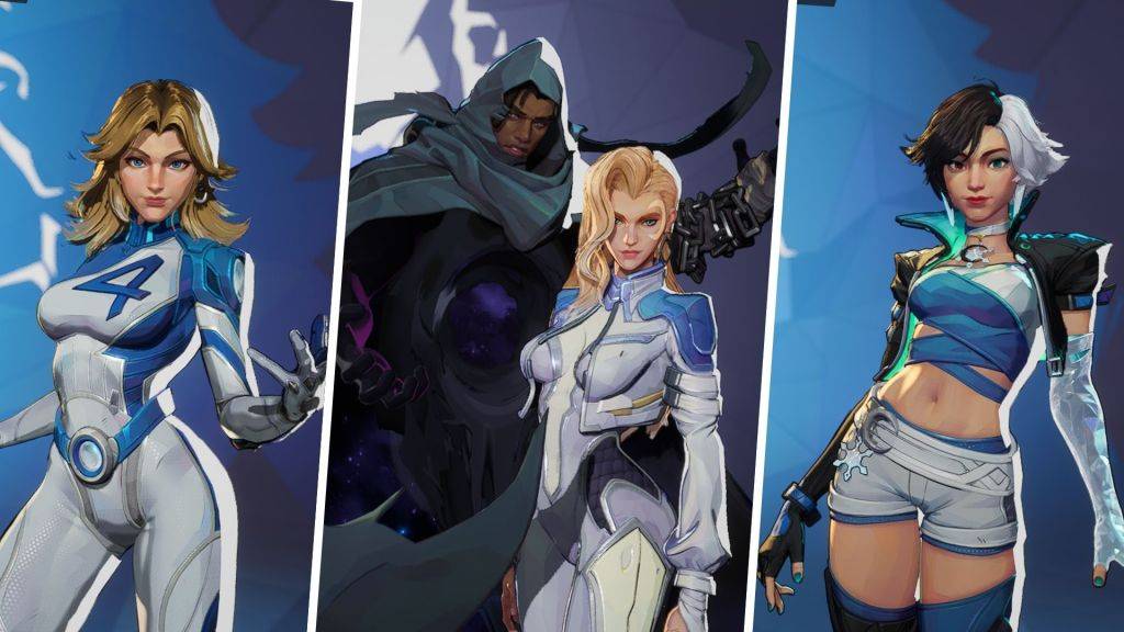 Marvel ပြိုင်ဘက်များမမြင်ရသောအမျိုးသမီး, ရင်ခွင်နှင့်ဓားမြှောင်နှင့် Luna Snow Image Collage