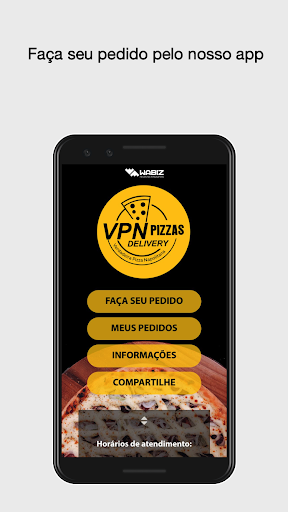 VPN Pizzas App Captura de pantalla 0