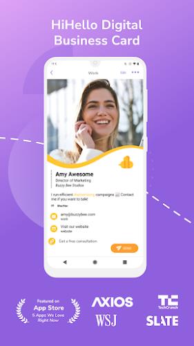 HiHello: Digital Business Card Screenshot 0