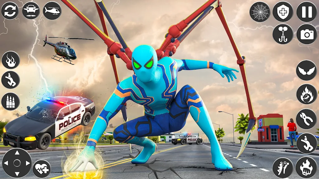 Rope Hero Game- Spider Game 3D应用截图第2张