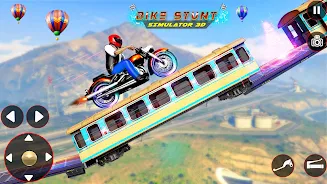 Schermata Bike Stunt 3D Simulator Games 1