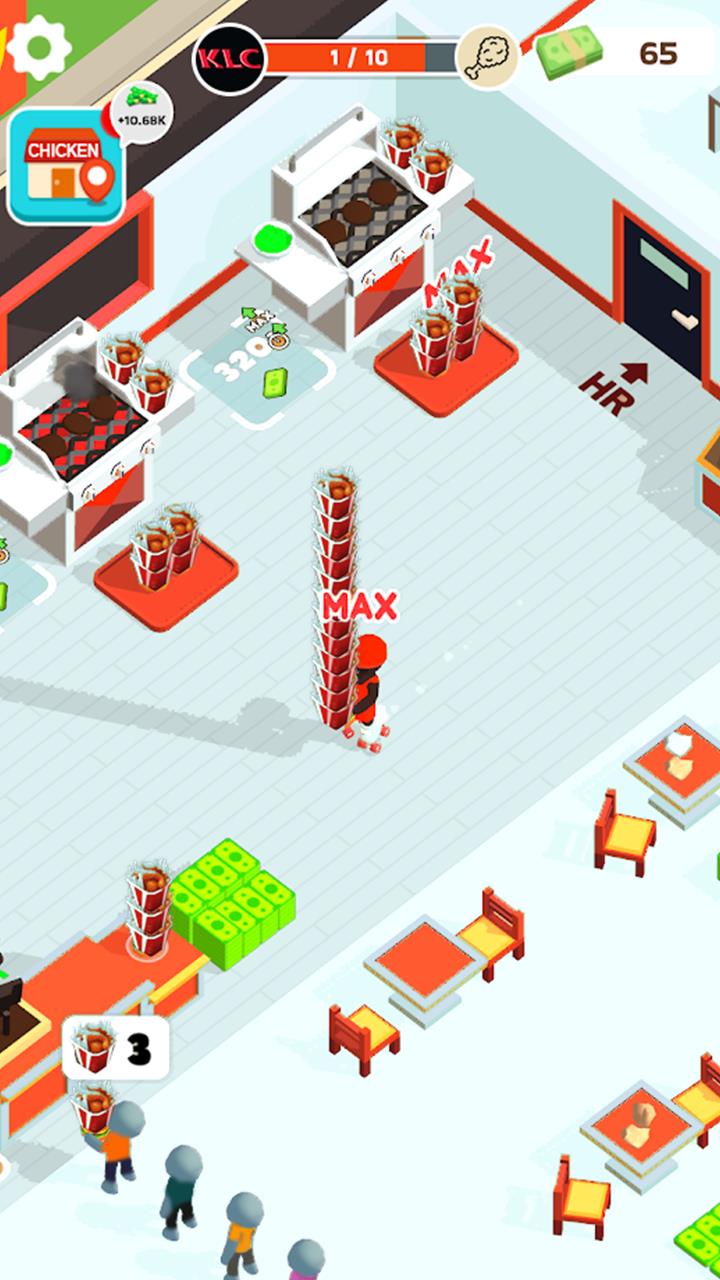 Idle Chicken- Restaurant Games Ảnh chụp màn hình 1