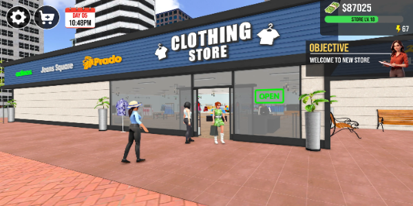 My Clothing Store Simulator 3d Captura de tela 0