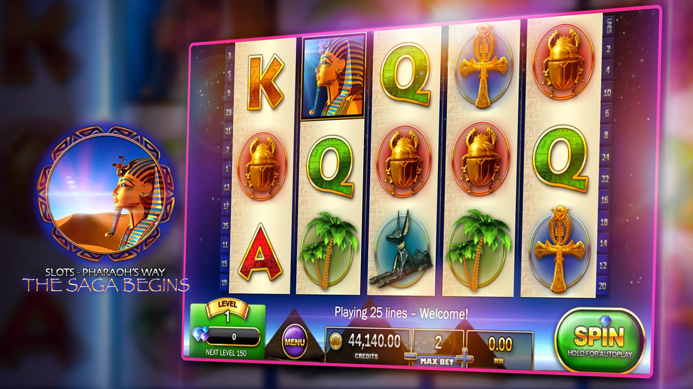 Slots - Pharaoh's Way Casino Captura de tela 2