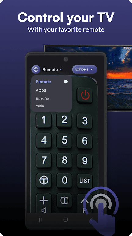 Remote control for TCL TVs Captura de pantalla 1