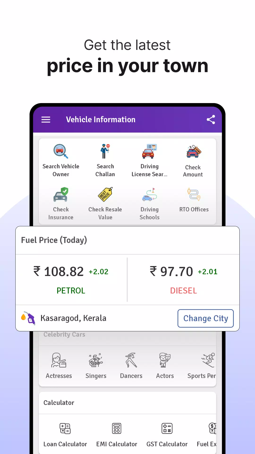 RTO Vehicle Info App, Challan應用截圖第0張