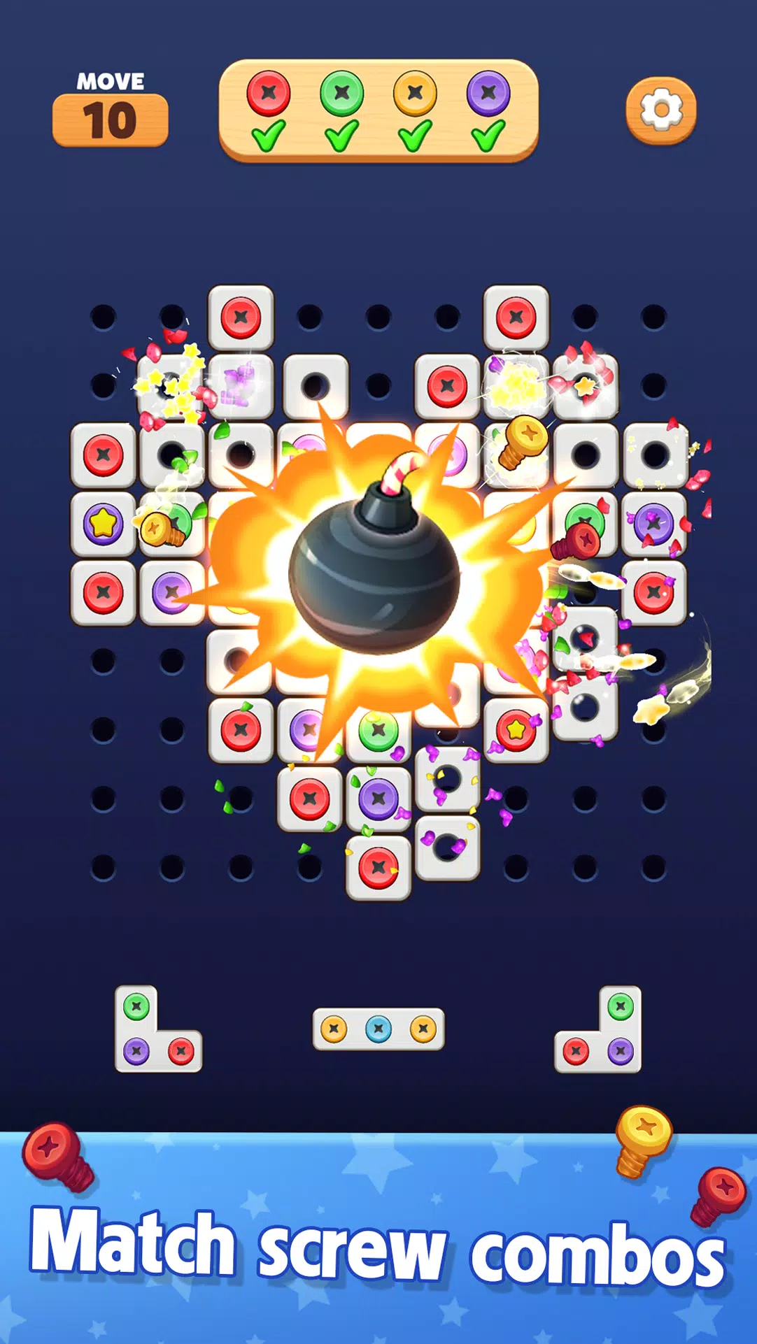 Screw Blast: Match The Bolts Ekran Görüntüsü 3