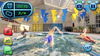 Swimming Pool Water Race Game Скриншот 1