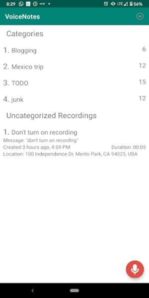 VoiceNotes Screenshot 3