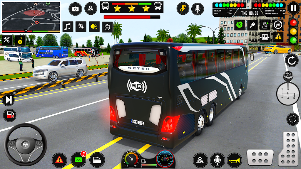 US Bus Simulator 3d Games 2024 Скриншот 2