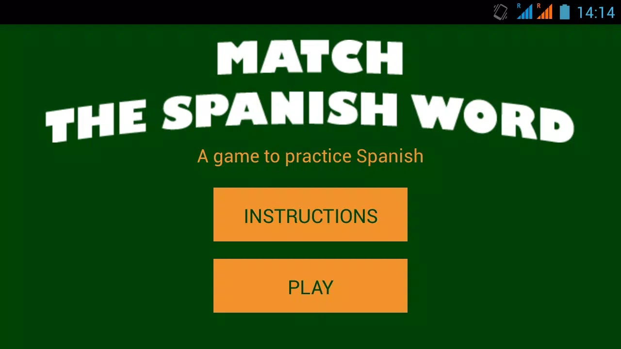 Match the Spanish Word Screenshot 0