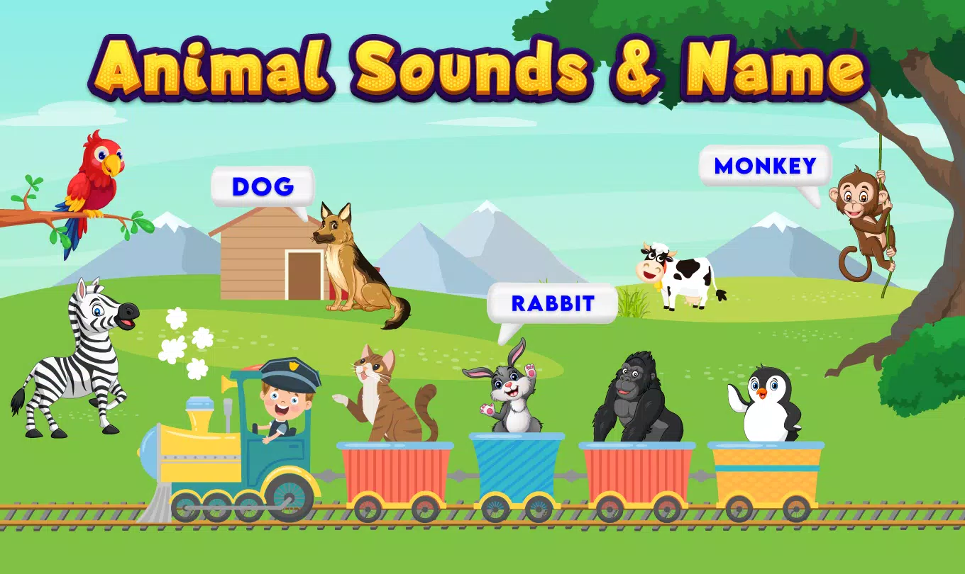 Kids Animal Sounds & Games স্ক্রিনশট 0