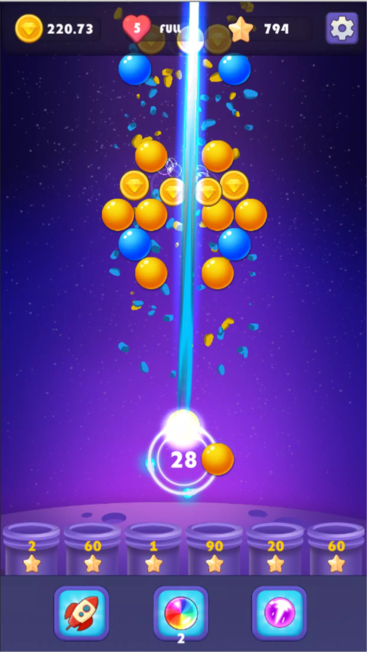 BubblePop Frenzh Schermafbeelding 2