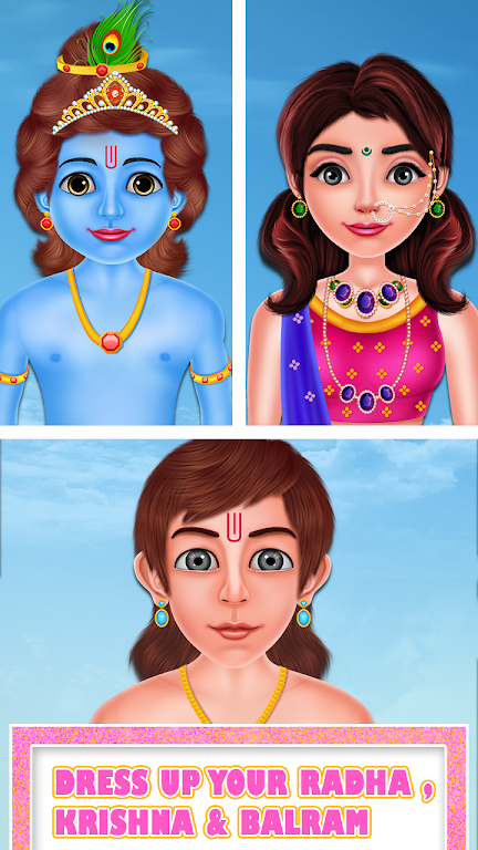 Cute Radha Fashion Makeover Скриншот 2