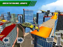 Roof Jumping Car Parking Games Ekran Görüntüsü 0