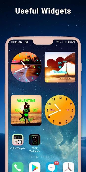 Widgets OS 17: Farbige Widgets Screenshot 2