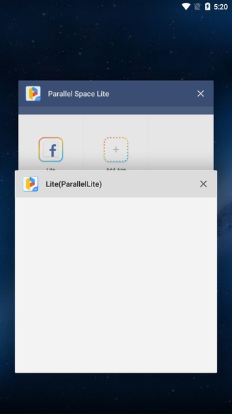 Parallel Space Lite Screenshot 1