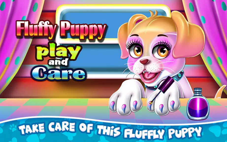 Fluffy Puppy Play and Care Captura de pantalla 0