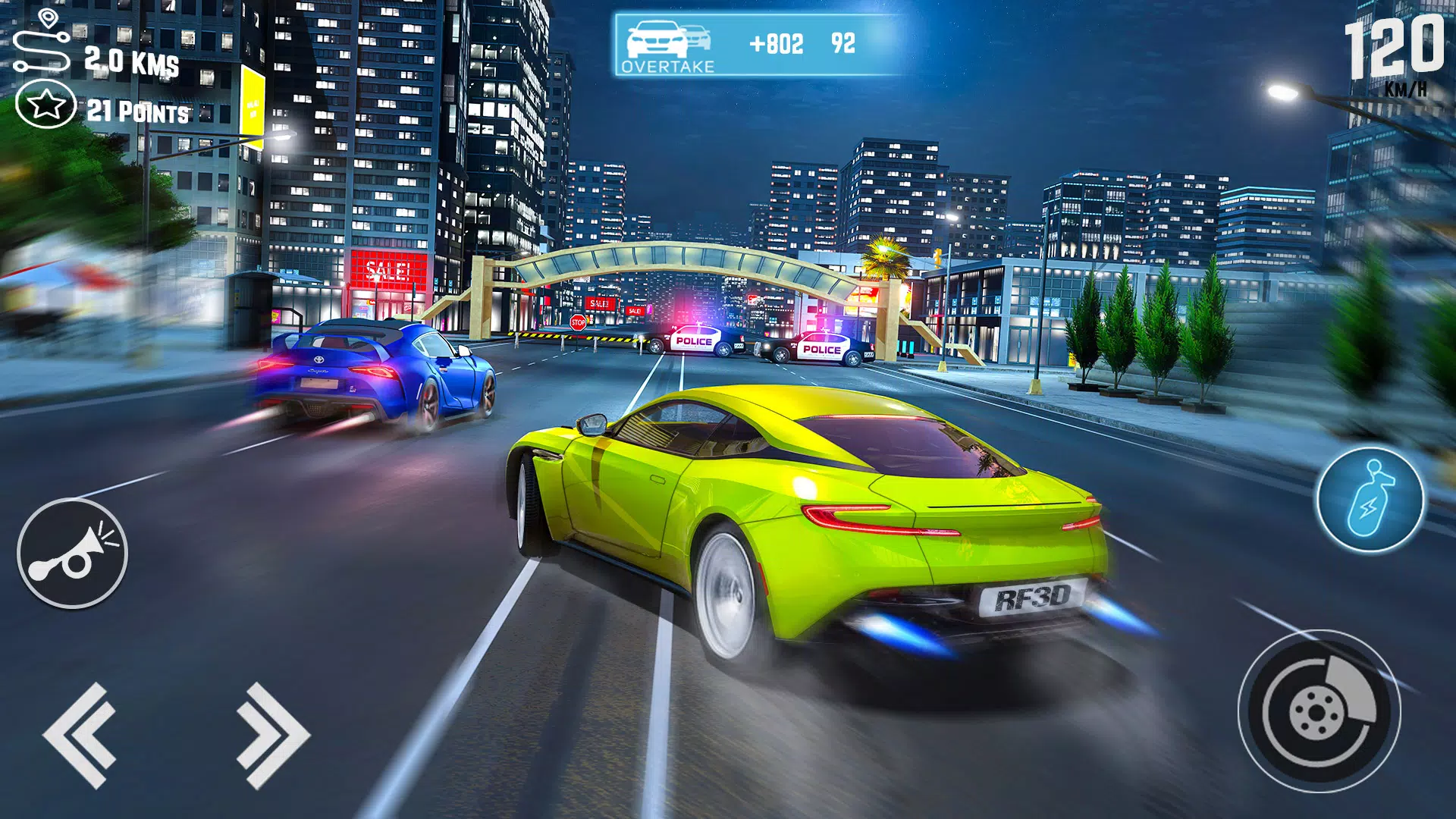 Real Highway Car Racing Game Zrzut ekranu 2