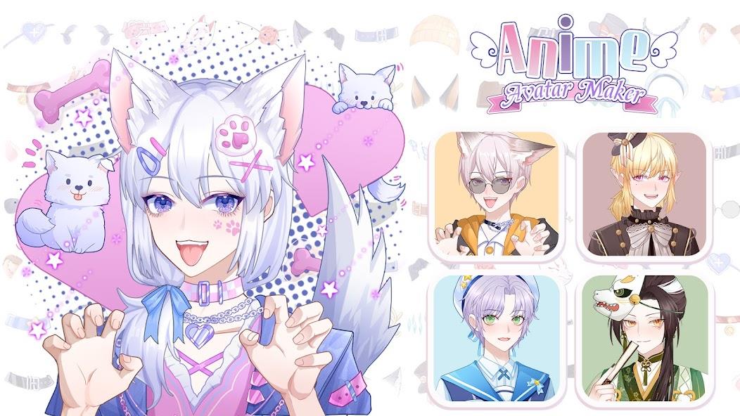 Schermata Anime Avatar Maker Creator Mod 0