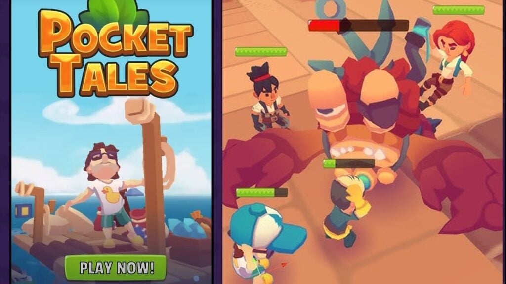 Bumuo ng buong mga lungsod sa bagong SIM Survival Game Pocket Tales