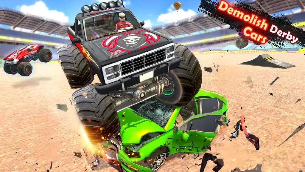 Demolition Derby Truck Stunts Ảnh chụp màn hình 2