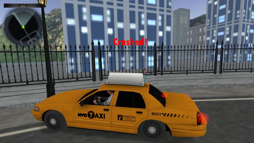 City Taxi Driver Sim Captura de pantalla 2