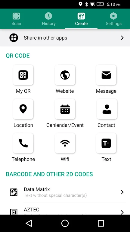 Barcode & QR code scanner Zrzut ekranu 2