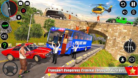 Police Bus Simulator Bus Games Zrzut ekranu 0