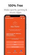 Android App Maker - No Coding Tangkapan skrin 1