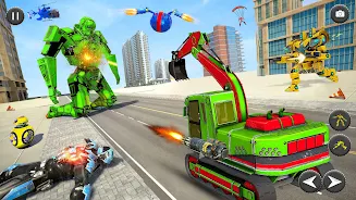 Robot Truck Car Transform Game 스크린샷 2