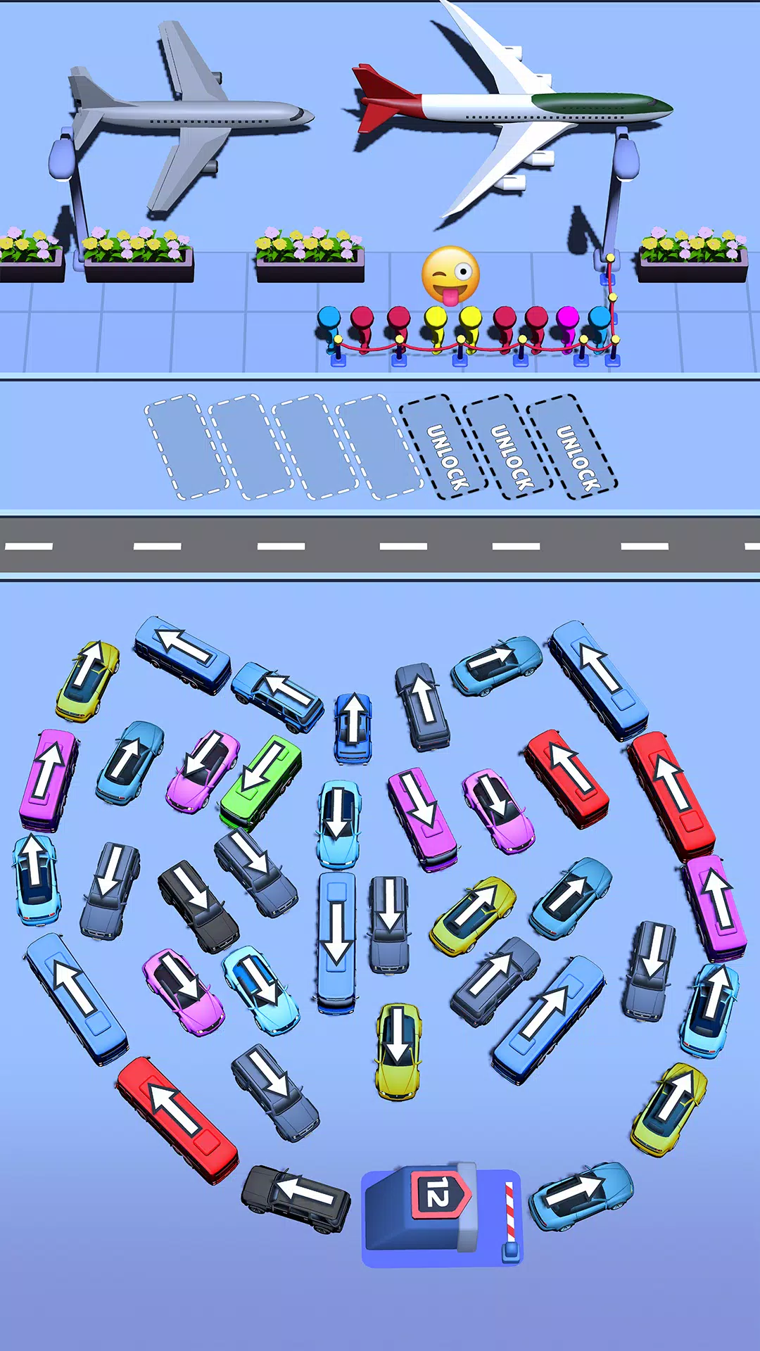 Bus Swipe: Car Parking Jam Captura de pantalla 3