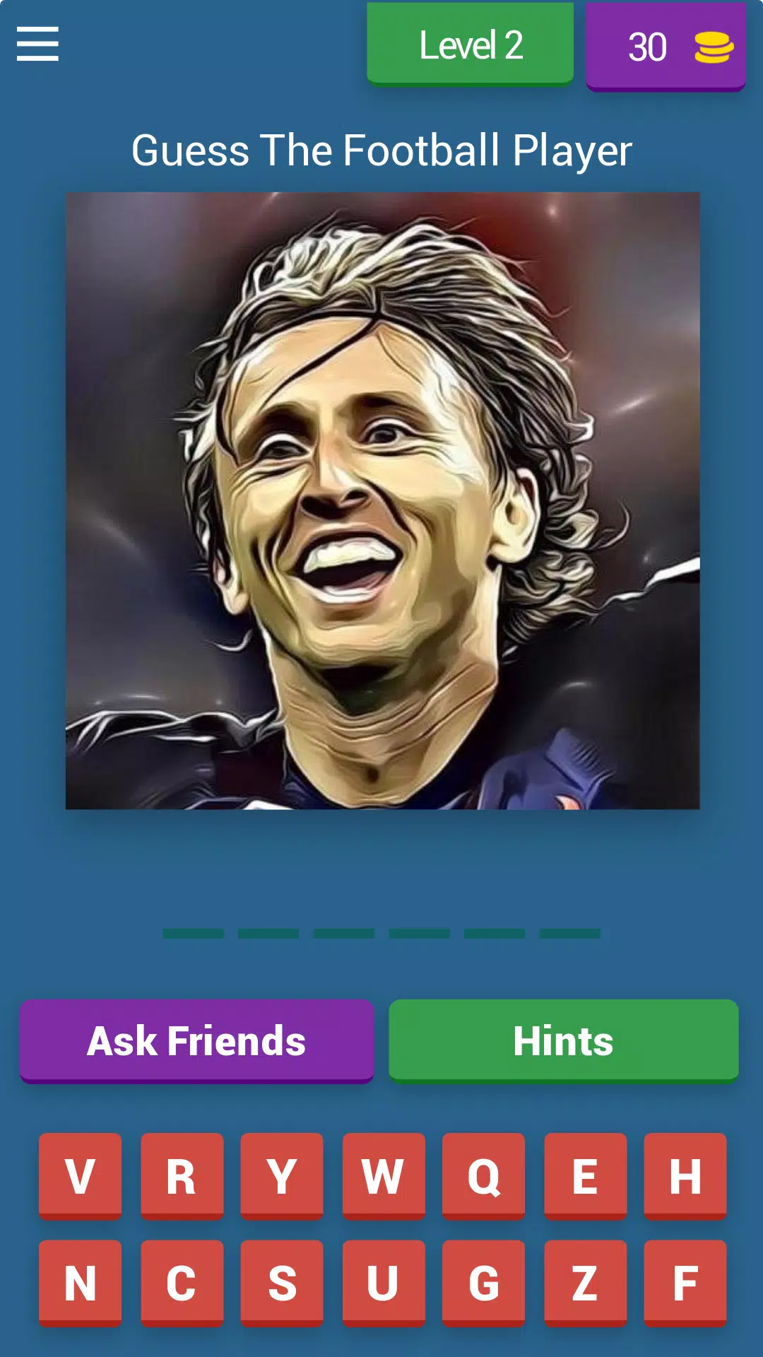 Guess The Football Player Quiz应用截图第2张