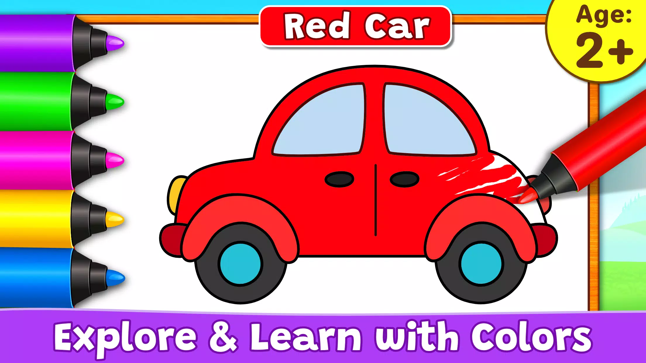 Color Kids: Coloring Games Ảnh chụp màn hình 0