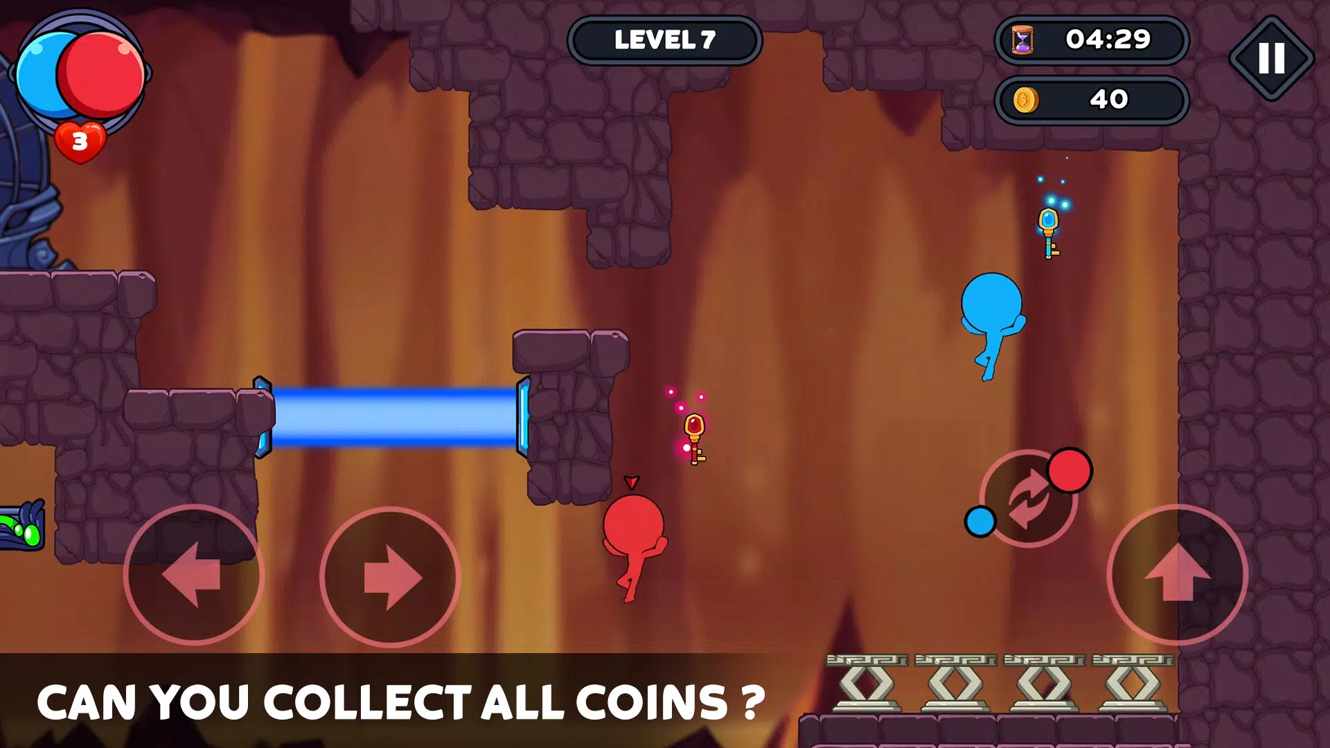 Stick World: Red Blue Journey Tangkapan skrin 0