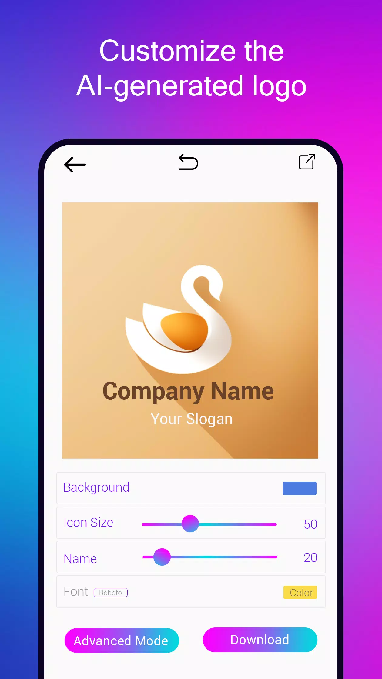 Logo maker AI Logo generator Capture d'écran 3