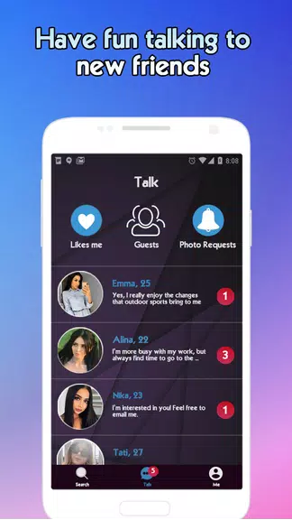 Schermata Omegle: Random Video Chat App 1